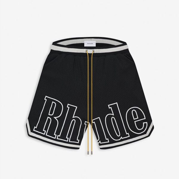 Rhude Court Logo Shorts - Image 1
