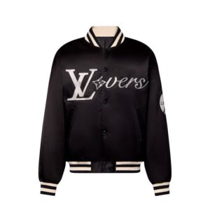 Jacket Louis Vuitton 'LV Lovers' Nylon Crystal Baseball