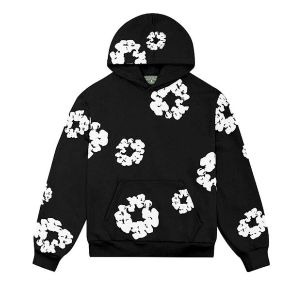 Hoodie Denim Tears The Cotton Wreath Black - Image 1