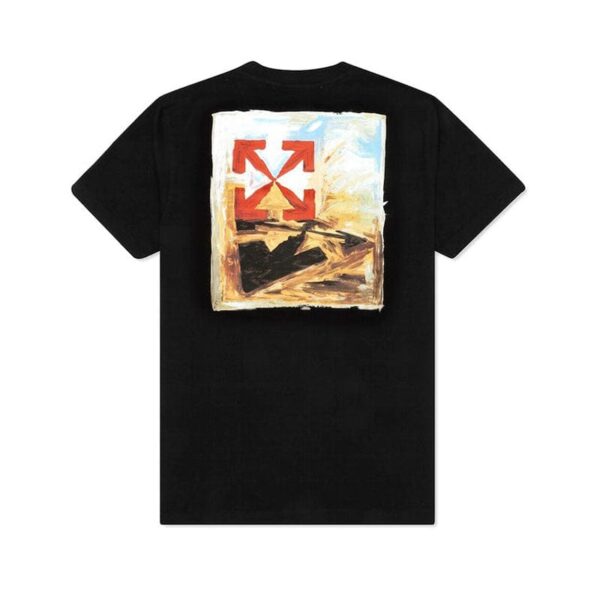 T-shirt Off-White Arrow On Canvas Print - Image 1