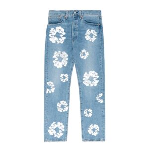 Denim Tears x Levi's Cotton Wreath Jeans Ligh Wash