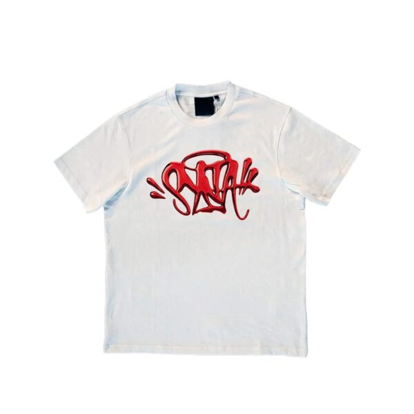 T-shirt Synaworld 'Syna Logo' White/Red - Image 1