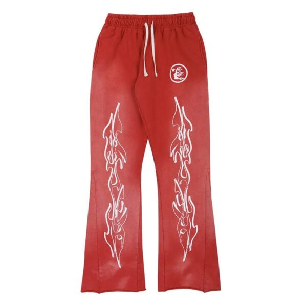 Hellstar Red Flare Sweatpants - Image 1