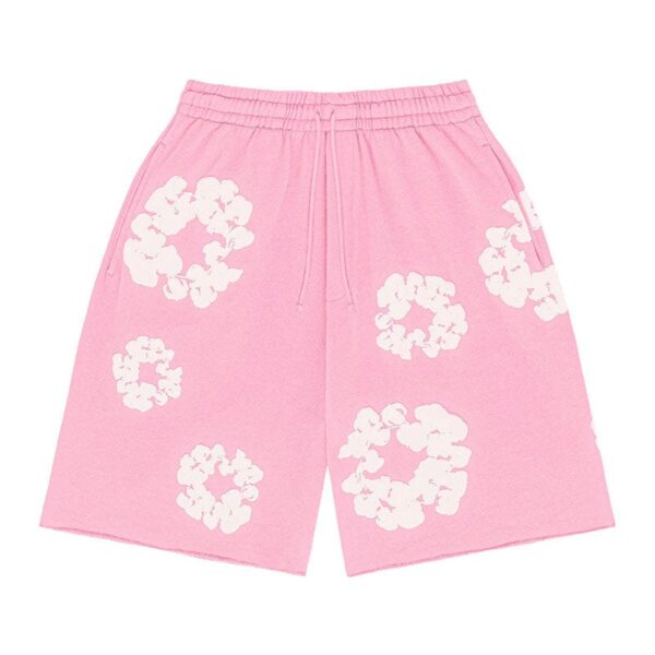 Shorts Denim Tears The Cotton Wreath Pink - Image 1