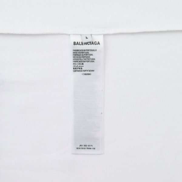 T-shirt Balenciaga x Adidas Trefoil Logo White BL004 - Image 7