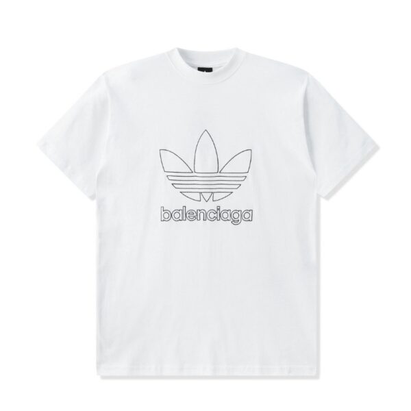 T-shirt Balenciaga x Adidas Trefoil Logo White BL004 - Image 1