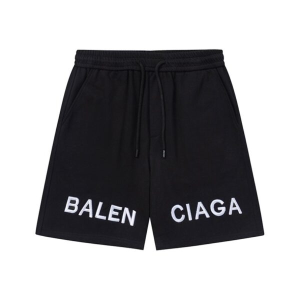 Shorts Balenciaga Logo Black BL017 - Image 1