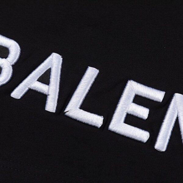 Shorts Balenciaga Logo Black BL017 - Image 4