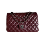 11.12 Bordeaux Mit silberner Hardware 25,5 cm