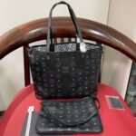 Liz Visetos Shopper Medium Schwarz 36 cm - Image 3