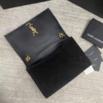Kate Wendetasche aus Veloursleder und Glattleder Schwarz 28,5 cm - Image 2