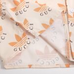 Shirt Gucci x Adidas Trefoil Beige Short Sleeve GC028 - Image 6