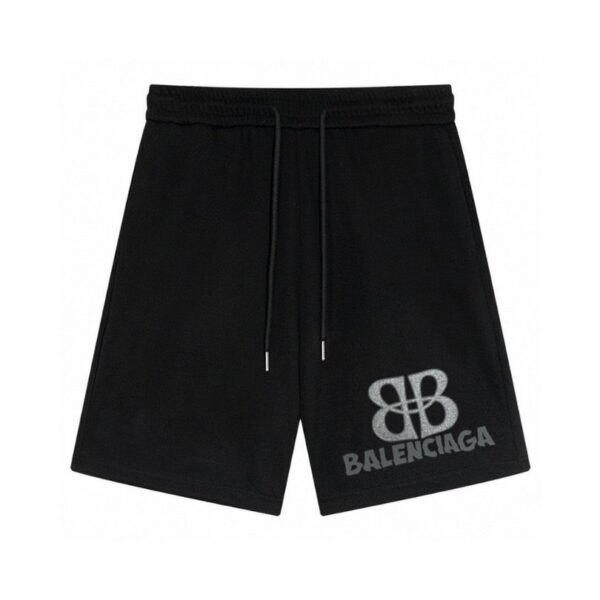 Shorts Balenciaga BB Logo Embroidery BL042 - Image 1