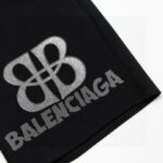 Shorts Balenciaga BB Logo Embroidery BL042 - Image 4