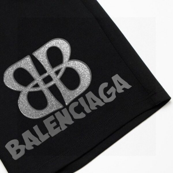 Shorts Balenciaga BB Logo Embroidery BL042 - Image 4