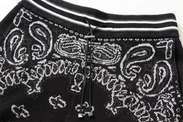 Amiri Bandana B-Ball Sweatpants 'BlackGrey' - Image 3