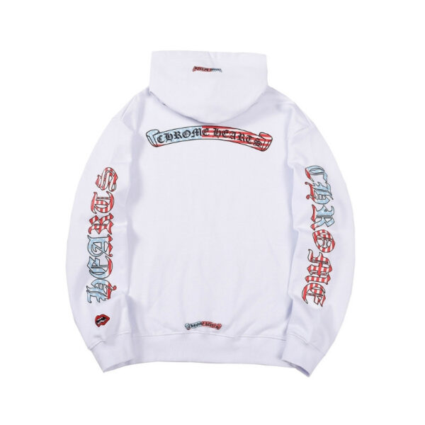 Hoodie Chrome Hearts Multicolor Logo Sleeves CH074 - Image 5