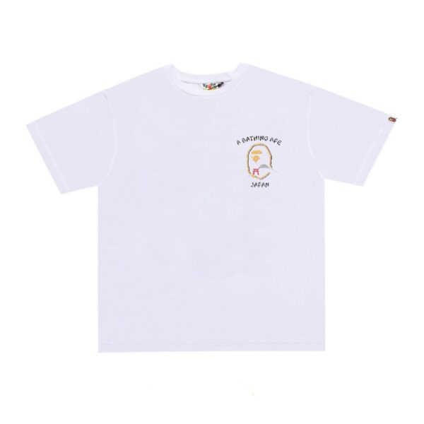 T-shirt BAPE Japan Map Embroidery White BP011 - Image 1
