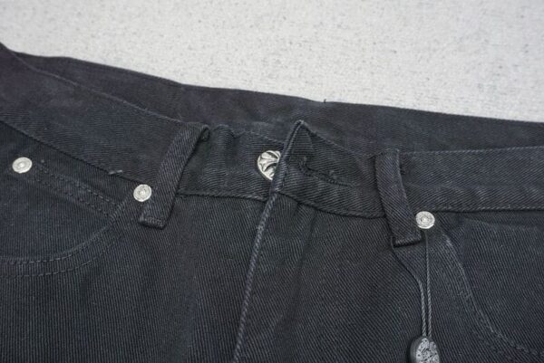 Jeans Chrome Hearts Green & Leopard Cross - Image 8