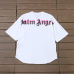 T-shirt Palm Angels Double Logo Oversized - Image 4