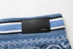 Amiri Bandana Crochet Basketball Shorts Blue - Image 9