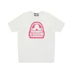 T-shirt Louis Vuitton LV White Pink Logo