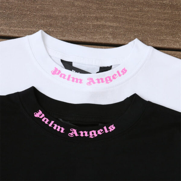 T-shirt Palm Angels Double Logo Oversized - Image 8