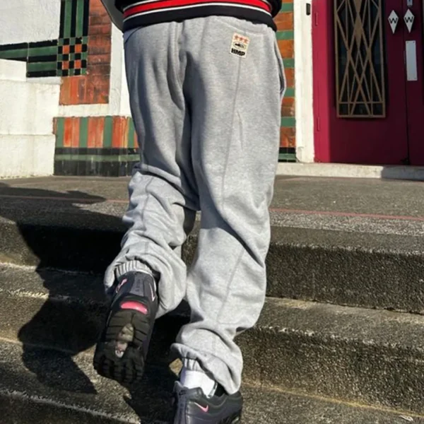 Corteiz Alcatraz Joggers Grey - Image 6