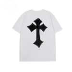 T-shirt Chrome Hearts Large Cross White Logo CH016 - Image 2
