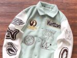 Jacket Louis Vuitton Leather and Wool Varsity - Image 4