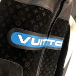 Jacket LeatherLouis Vuitton Leather Mix Biker - Image 8