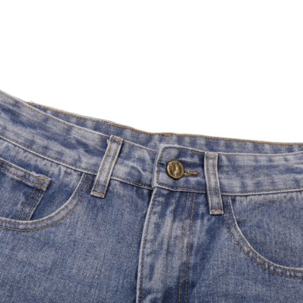 Jeans Louis Vuitton Faded Monogram Pocket Denim LV005 - Image 4