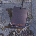 Jeans Louis Vuitton Faded Monogram Pocket Denim LV005 - Image 7