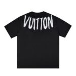 T-shirt Louis Vuitton Brushstroke Logo Black - Image 2
