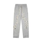 Pants Denim Tears Wishbone Skeleton Print Grey
