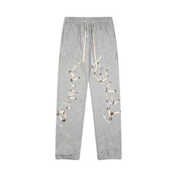 Pants Denim Tears Wishbone Skeleton Print Grey - Image 1