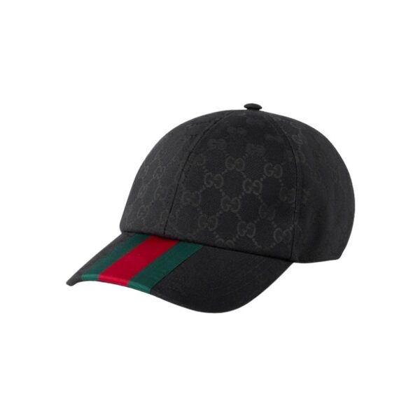 Cap Gucci canvas baseball hat Black GC058 - Image 1