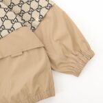 Jacket Gucci Monogram Hooded Beige GC019 - Image 5