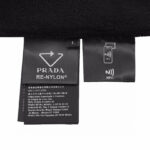 Hoodie Prada Milano Logo Black PD009 - Image 10