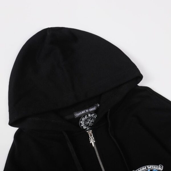 Hoodie Chrome Hearts St. Barth Black CH082 - Image 8
