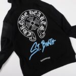 Hoodie Chrome Hearts St. Barth Black CH082 - Image 5
