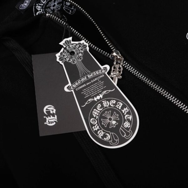 Hoodie Chrome Hearts St. Barth Black CH082 - Image 10