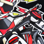 T-shirt Supreme Ducati Racing Graphic Black SP037 - Image 8