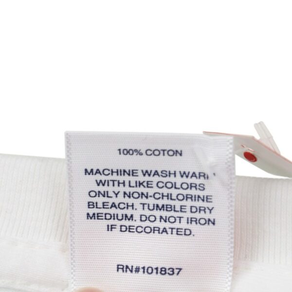 T-shirt Supreme Box Logo Outline White SP026 - Image 7