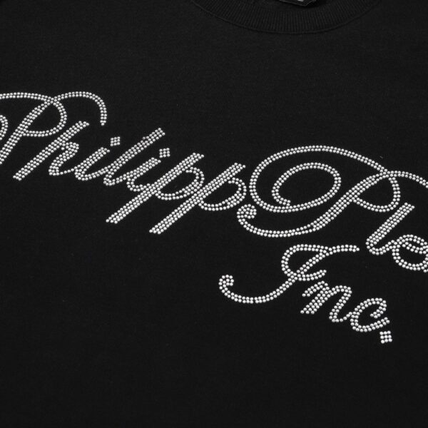 Sweatshirt Philipp Plein Inc Rhinestone Logo PP005 - Image 4