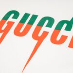 T-shirt Gucci Red Gradient Logo White GC040 - Image 4