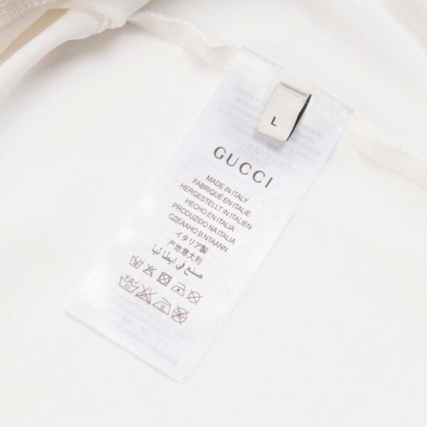 T-shirt Gucci Red Gradient Logo White GC040 - Image 8
