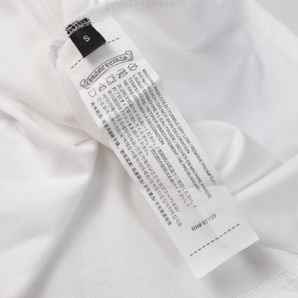 T-shirt Chrome Hearts White Cross Embroidery CH030 - Image 8