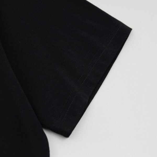 T-shirt Prada Black Graphic Logo PD038 - Image 6