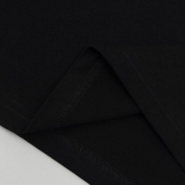 T-shirt Prada Black Graphic Logo PD038 - Image 5